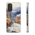 Bustling Victorian Christmas Market - Impact Resistant Phone Case Samsung Galaxy S20 Glossy